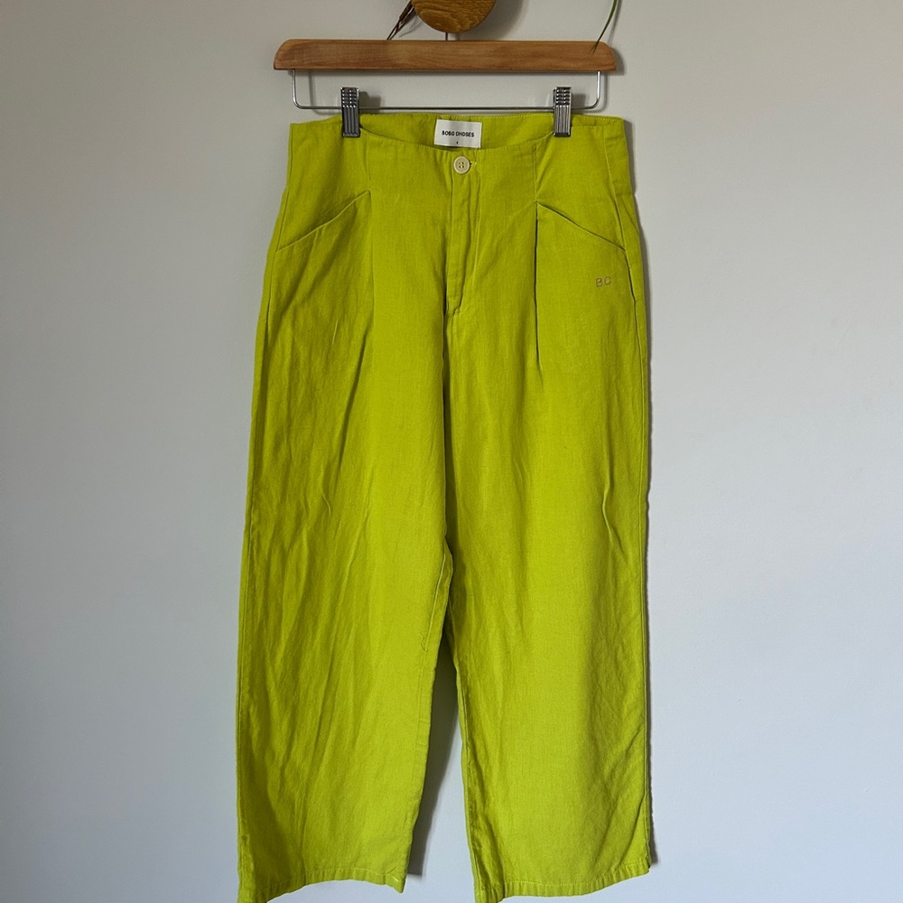 Bobo Choses Lime Green Pants